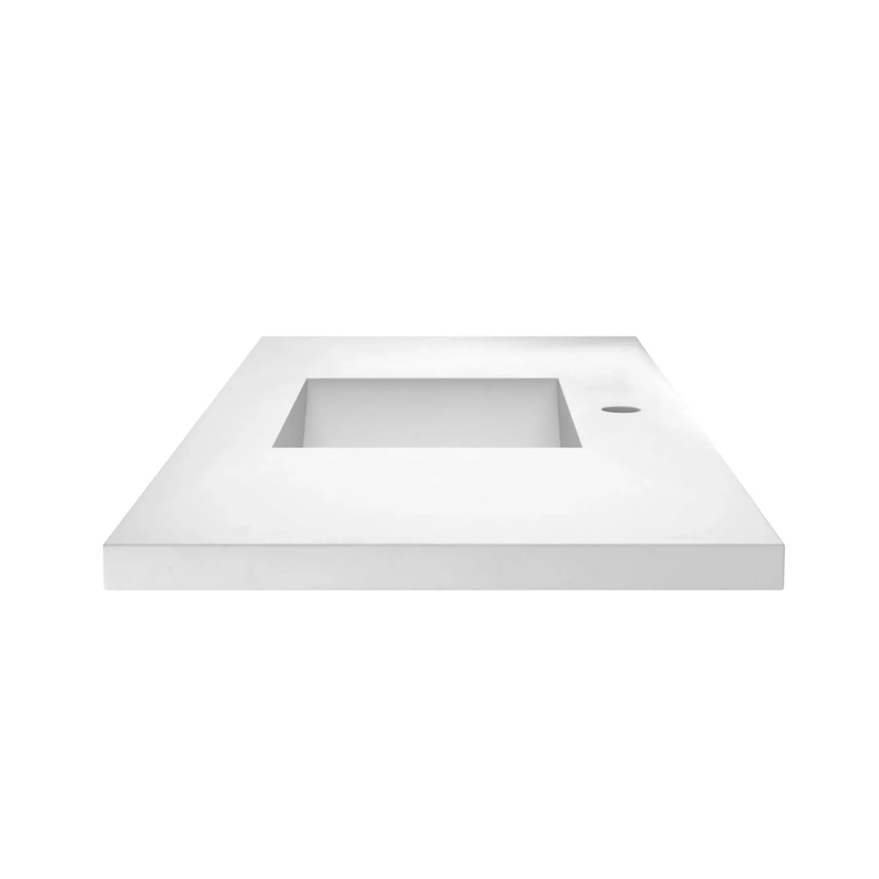 Native Trails 48" NativeStone Palomar Vanity Top with Integral Sink in Pearl - Single Faucet Cutout, NSVNT48-P1