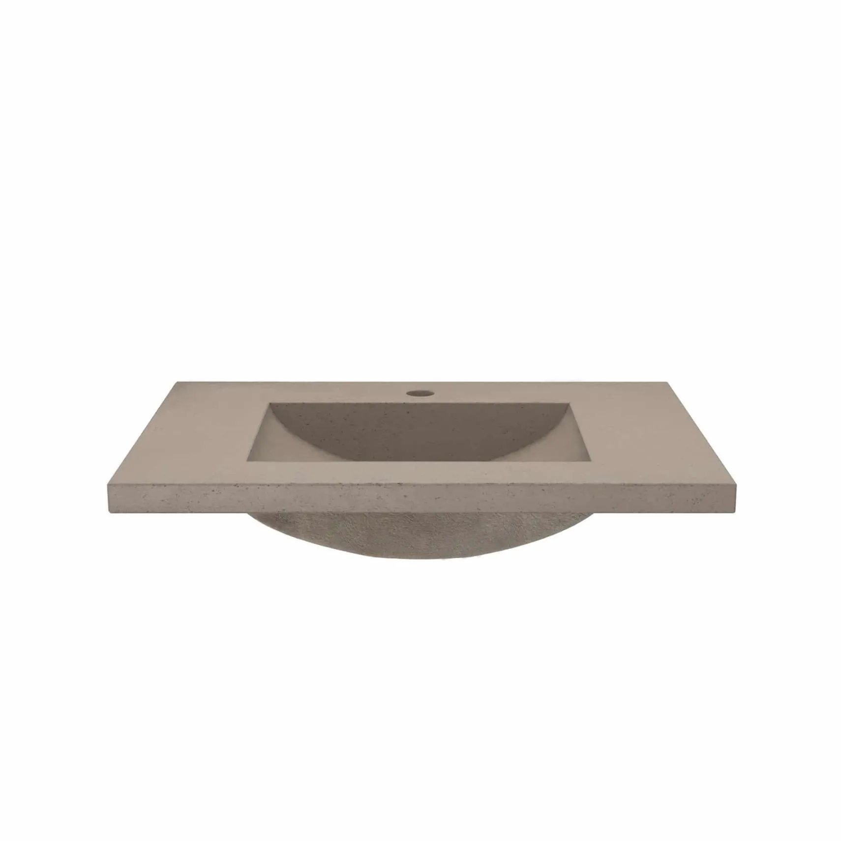 Native Trails 30" NativeStone Palomar Vanity Top with Integral Sink in Earth - Single Faucet Cutout, NSVNT30-E1