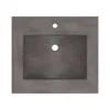 Native Trails 24" Palomar ADA NativeStone Vanity Top and Sink in Slate, Single Faucet Hole, NSVNT24-S1