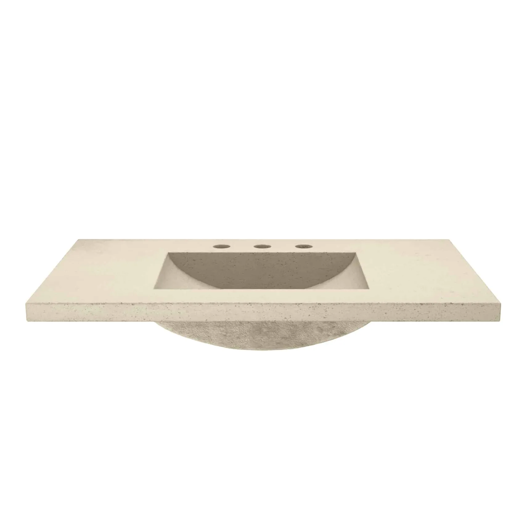 Native Trails 36" Palomar ADA NativeStone Vanity Top and Sink in Sand, 8" Widespread Cutout, NSVNT36-D