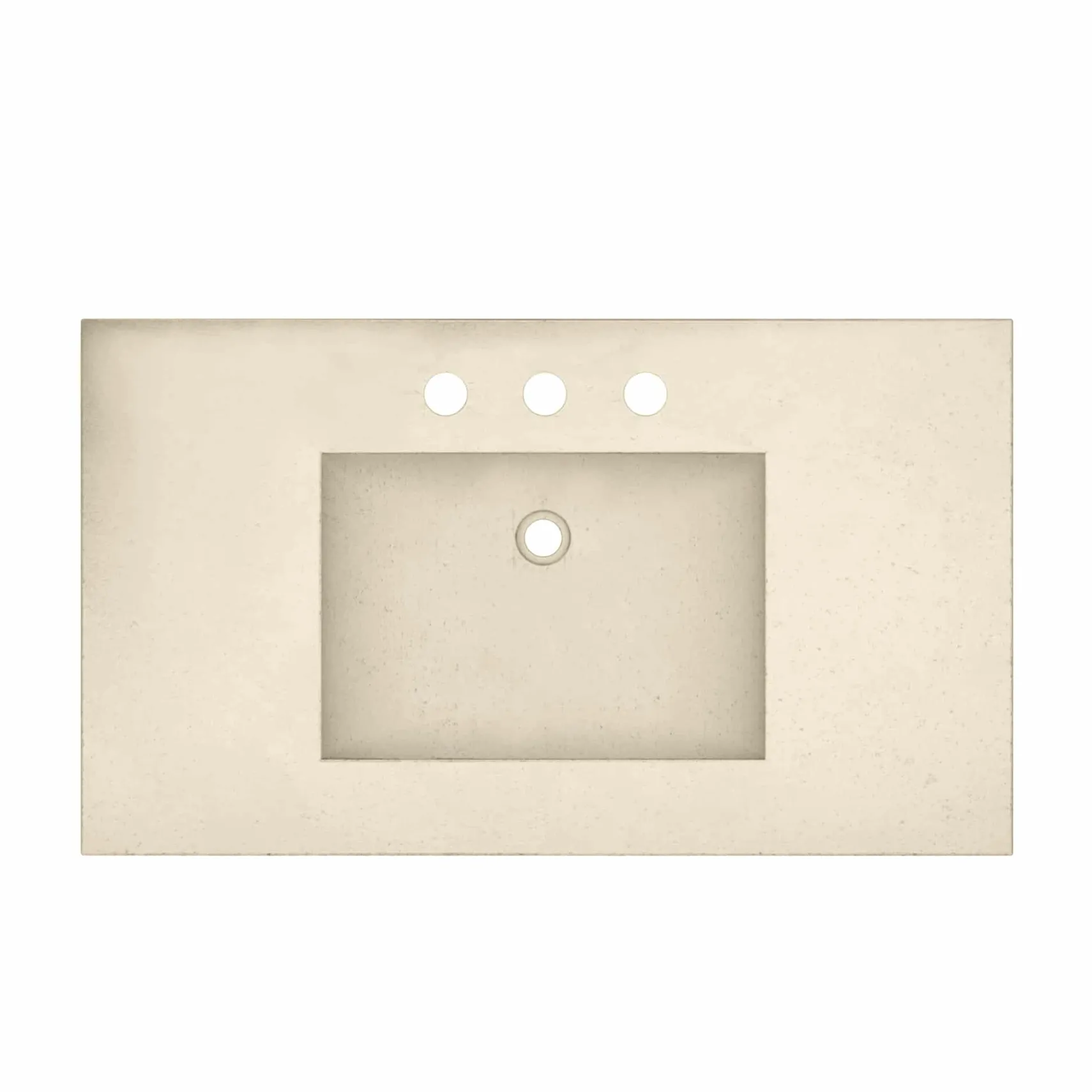 Native Trails 36" Palomar ADA NativeStone Vanity Top and Sink in Sand, 8" Widespread Cutout, NSVNT36-D