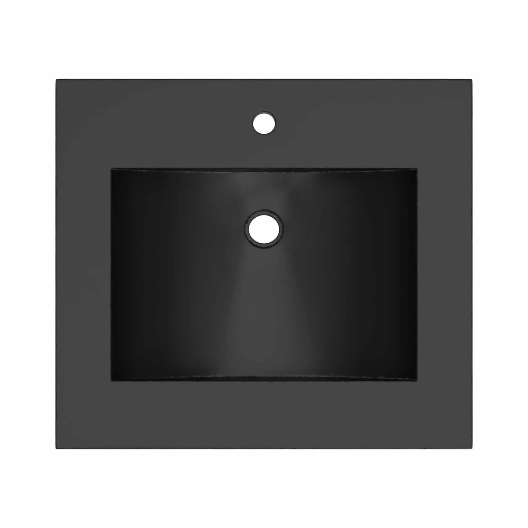 Native Trails 24" Palomar ADA NativeStone Vanity Top and Sink in Charcoal, Single Faucet Hole, NSVNT24-C1