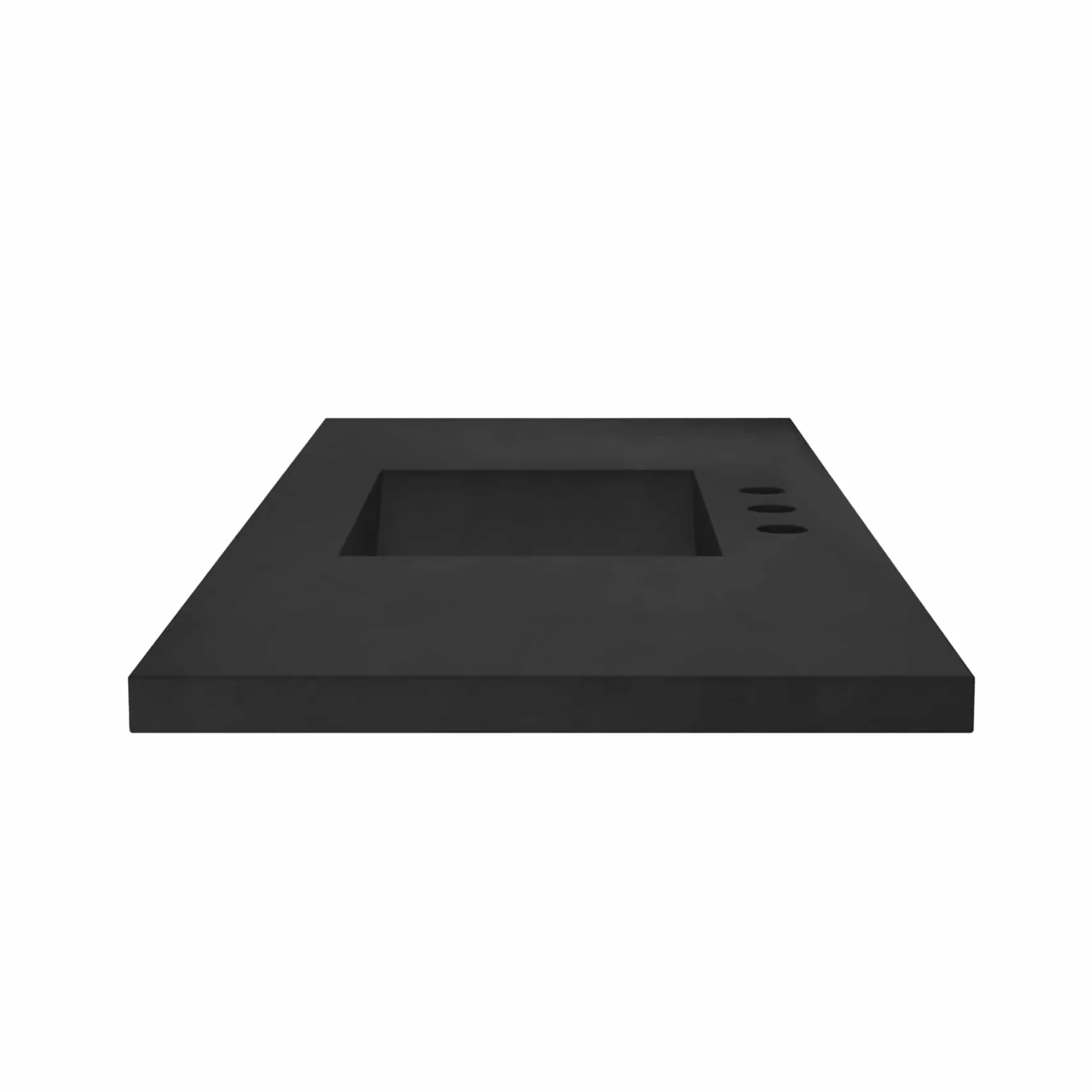 Native Trails 48" Palomar ADA Vanity Top with Integral Sink in Charcoal, 8" Widespread Cutout, NSVNT48-C