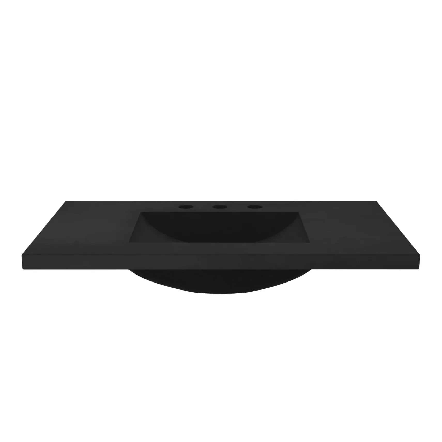 Native Trails 36" Palomar ADA Vanity Top with Integral Sink in Charcoal, 8" Widespread Cutout, NSVNT36-C
