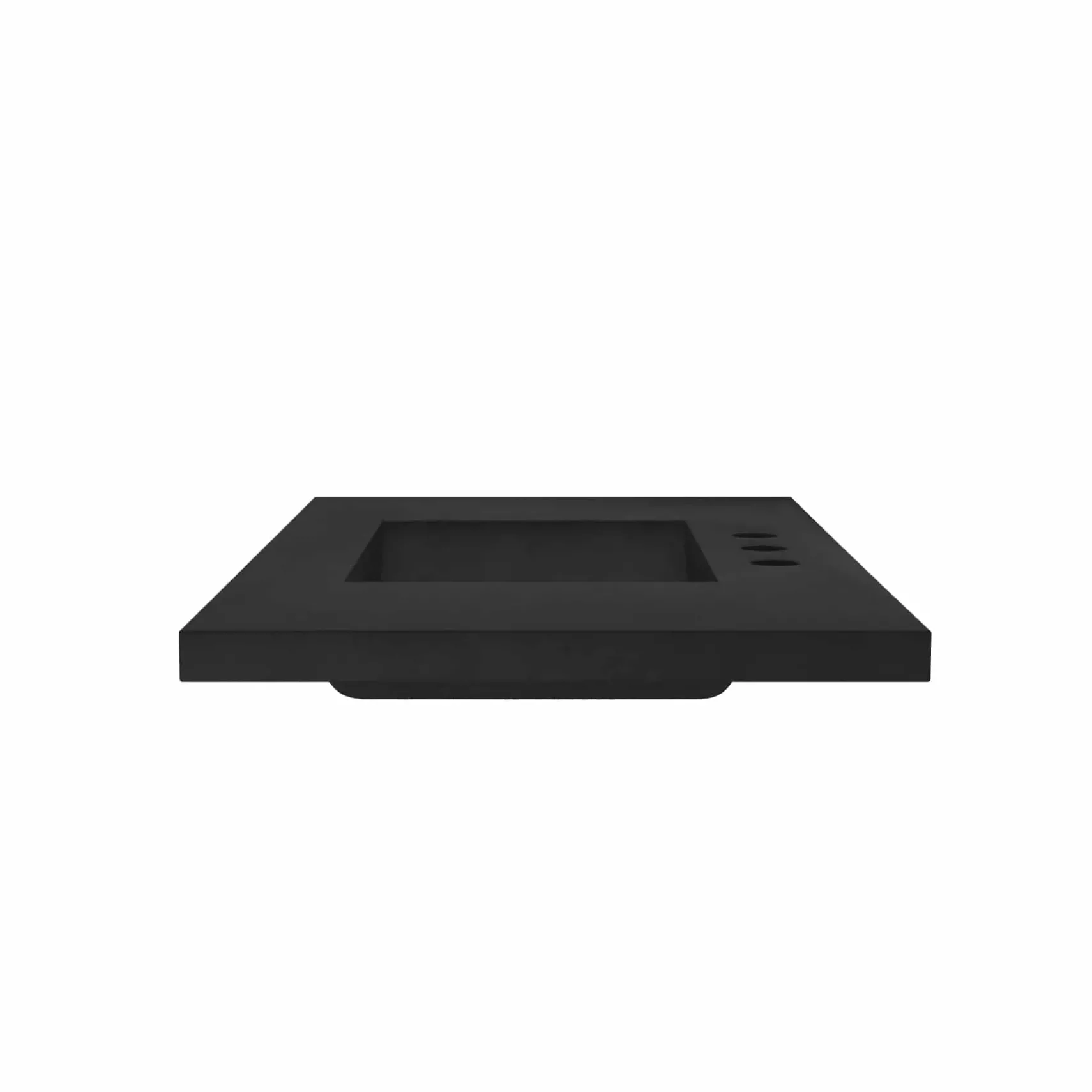 Native Trails 36" Palomar ADA Vanity Top with Integral Sink in Charcoal, 8" Widespread Cutout, NSVNT36-C