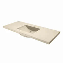 Native Trails 48" Palomar ADA NativeStone Vanity Top and Sink in Sand, Single Faucet Cutout, NSVNT48-D1