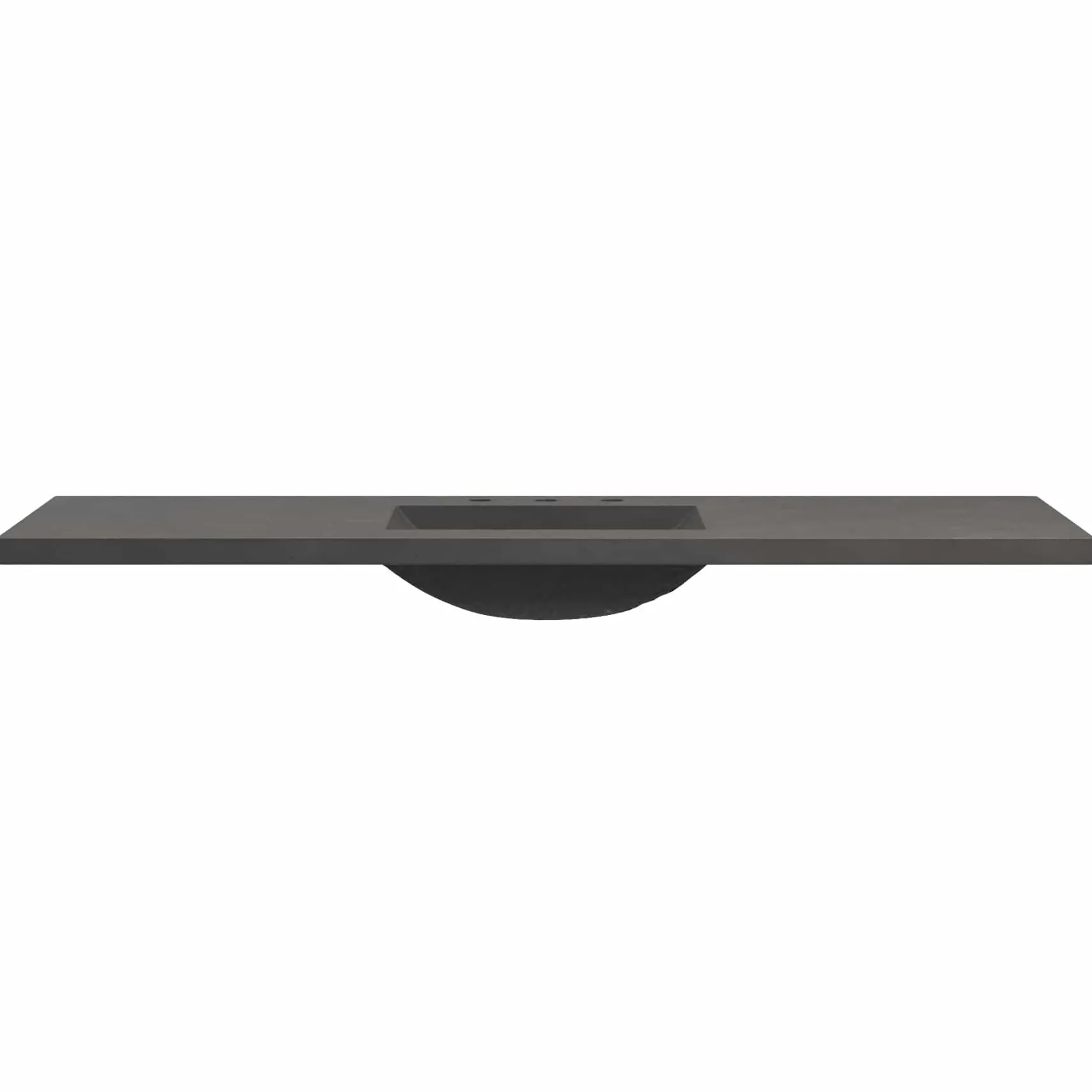 Native Trails 60" Palomar ADA NativeStone Vanity Top and Sink in Slate, 8" Widespread Cutout, NSVNT60-S
