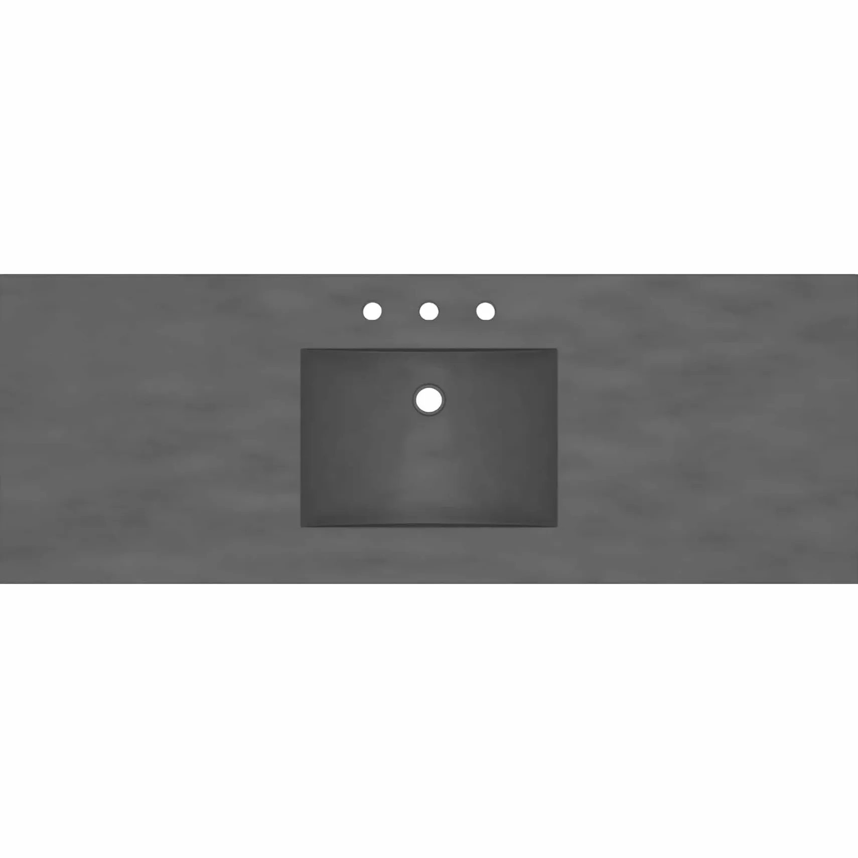 Native Trails 60" Palomar ADA NativeStone Vanity Top and Sink in Slate, 8" Widespread Cutout, NSVNT60-S