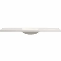 Native Trails 60" Palomar ADA NativeStone Vanity Top and Sink in Pearl, Single Faucet Cutout, NSVNT60-P1