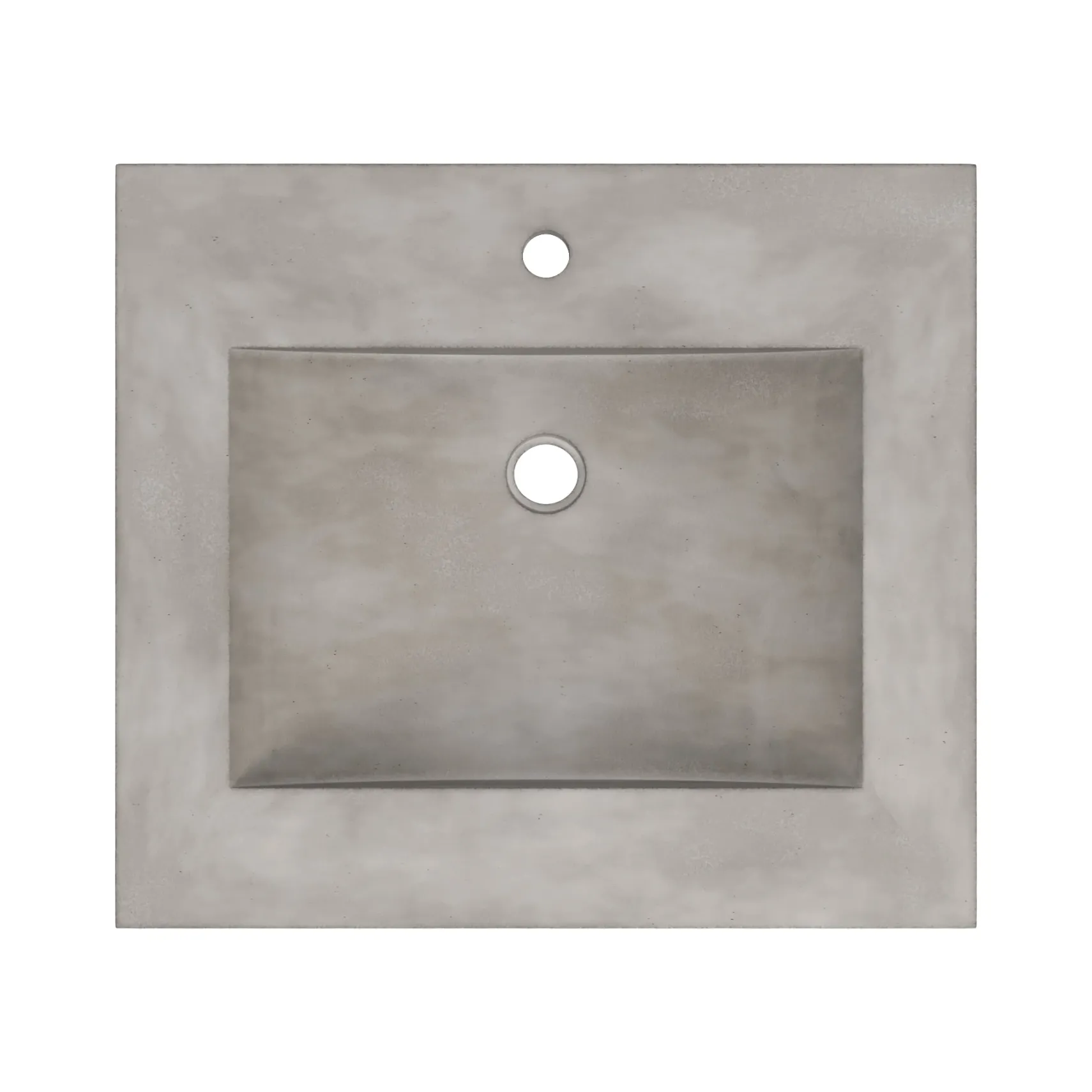 Native Trails 24" Palomar ADA NativeStone Vanity Top and Sink in Ash, Single Faucet Hole, NSVNT24-A1