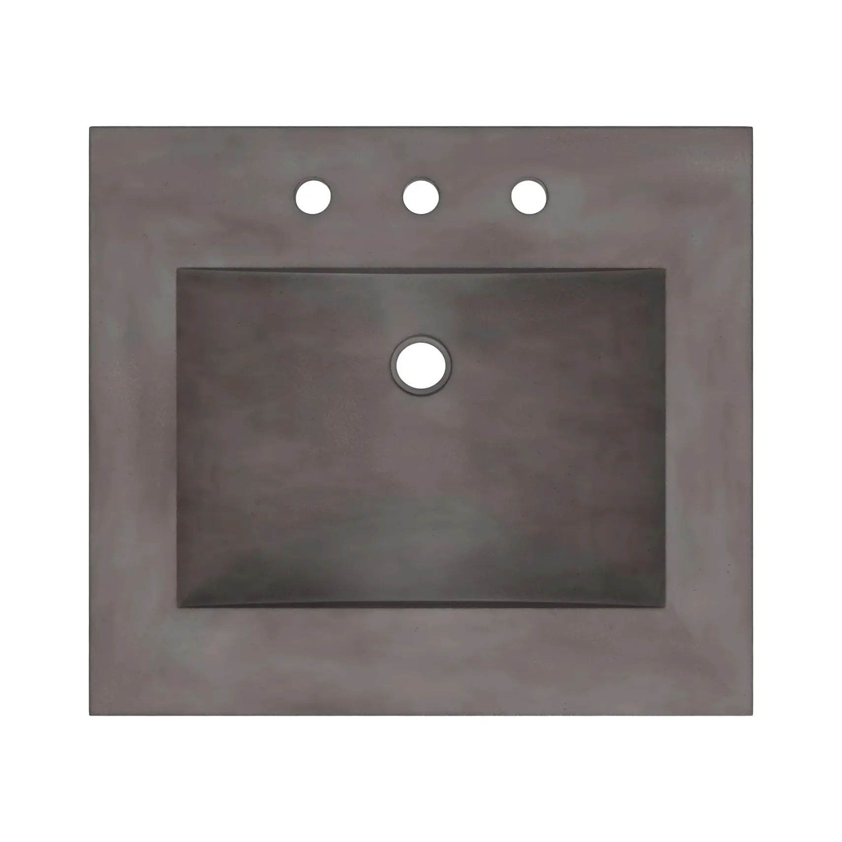 Native Trails 24" Palomar ADA NativeStone Vanity Top and Sink in Slate, 8" Widespread Faucet Holes, NSVNT24-S