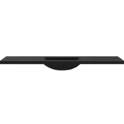 Native Trails 60" Palomar ADA NativeStone Vanity Top and Sink in Charcoal, Single Faucet Cutout, NSVNT60-C1