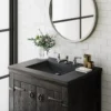 Native Trails 30" Palomar ADA Vanity Top with Integral Sink in Charcoal, 8" Widespread Cutout, NSVNT30-C