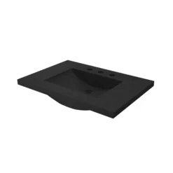 Native Trails 30" Palomar ADA Vanity Top with Integral Sink in Charcoal, 8" Widespread Cutout, NSVNT30-C