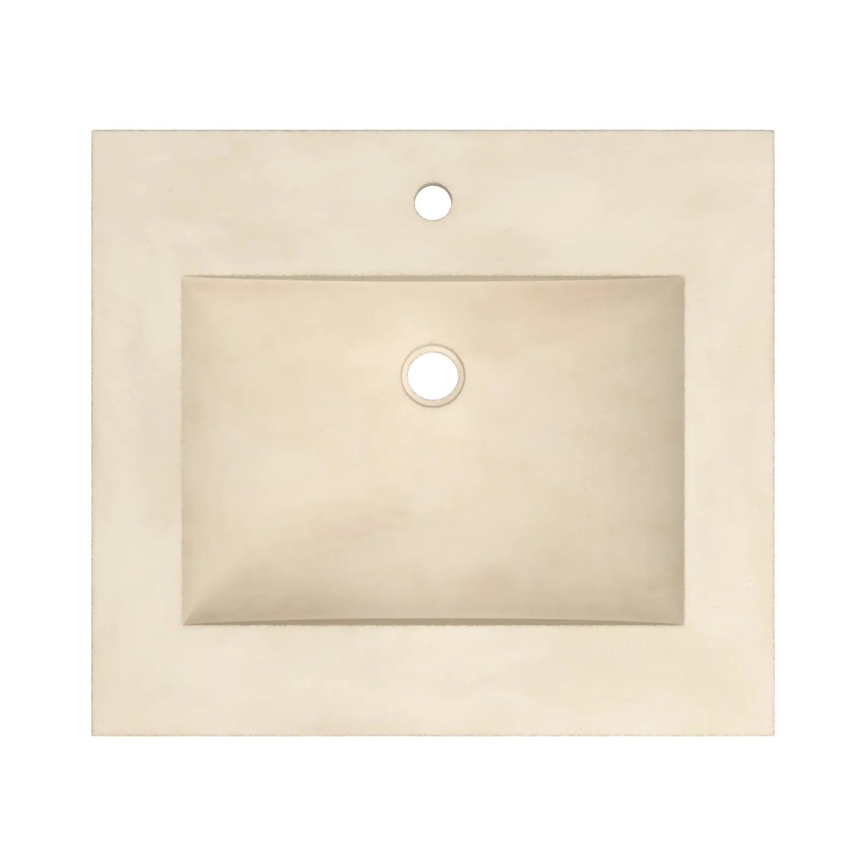 Native Trails 24" Palomar ADA NativeStone Vanity Top and Sink in Sand, Single Faucet Hole, NSVNT24-D1