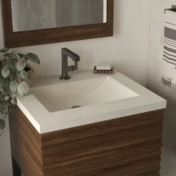 Native Trails 24" Palomar ADA NativeStone Vanity Top and Sink in Sand, Single Faucet Hole, NSVNT24-D1