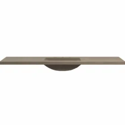 Native Trails 60" Palomar ADA NativeStone Vanity Top and Sink in Earth, 8" Widespread Cutout, NSVNT60-E