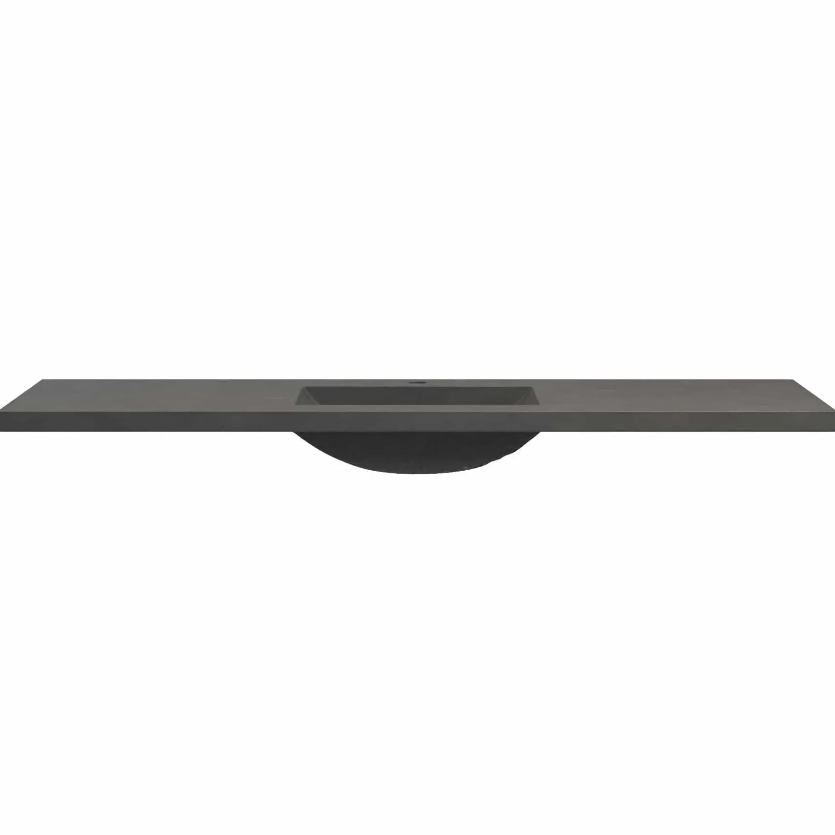 Native Trails 60" Palomar ADA NativeStone Vanity Top and Sink in Slate, Single Faucet Cutout, NSVNT60-S1