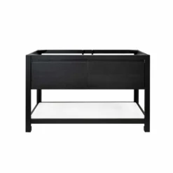 Native Trails 48" Solace Freestanding Vanity Base in Midnight Oak with Pearl Shelf, VNO488-P