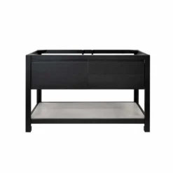 Native Trails 48" Solace Freestanding Vanity Base in Midnight Oak with Ash Shelf, VNO488-A