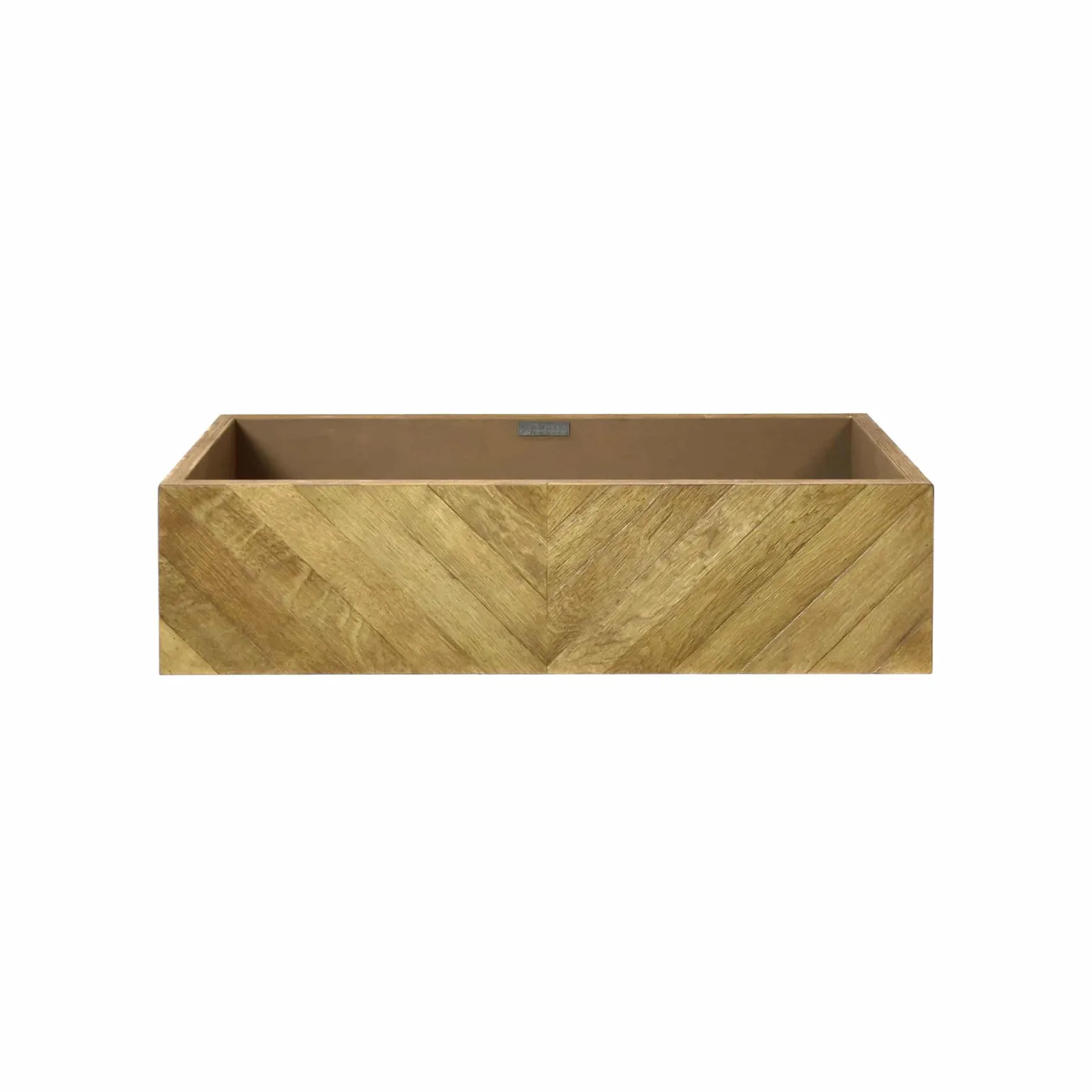 Native Trails 36" Wall Mount Floating Vanity Base in Chardonnay, Reclaimed Oak Wood, Vintner's Collection, VNW191