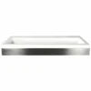 Native Trails 48" Zaca Rectangle Vanity Base with NativeStone Trough Sink in Pearl, VNS48S-NSL4819-P