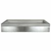 Native Trails 36" Zaca Vanity Base with NativeStone Trough Sink in Ash, VNS36S-NSL3619-A