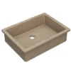 Native Trails Anacapa 21" x 15.5" Rectangle Undermount NativeStone Concrete ADA Bathroom Sink, Earth, NSL2116-E