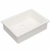 Native Trails Anacapa 21" x 15.5" Rectangle Undermount NativeStone Concrete ADA Bathroom Sink, Pearl, NSL2116-P