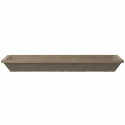 Native Trails Arcata 49" x 15" Rectangle Undermount NativeStone Concrete Bathroom Sink, Earth, NSL4915-E