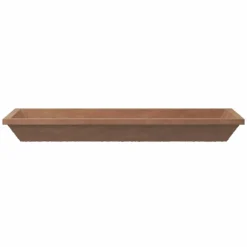 Native Trails Arcata 49" x 15" Rectangle Undermount NativeStone Concrete Bathroom Sink, Terracotta, NSL4915-T