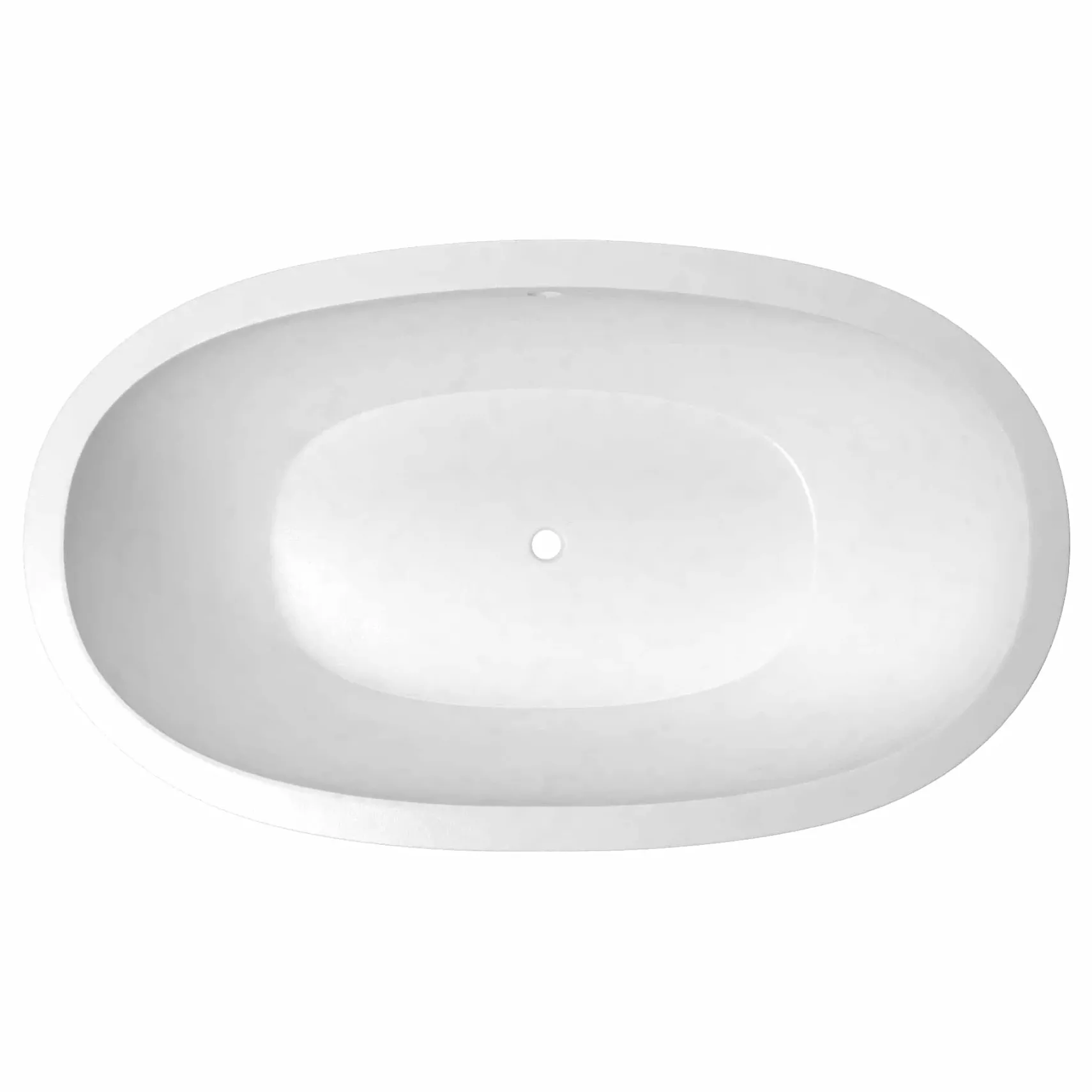 Native Trails Avalon 62" Freestanding NativeStone Concrete Bathtub in Pearl, NST6236-P