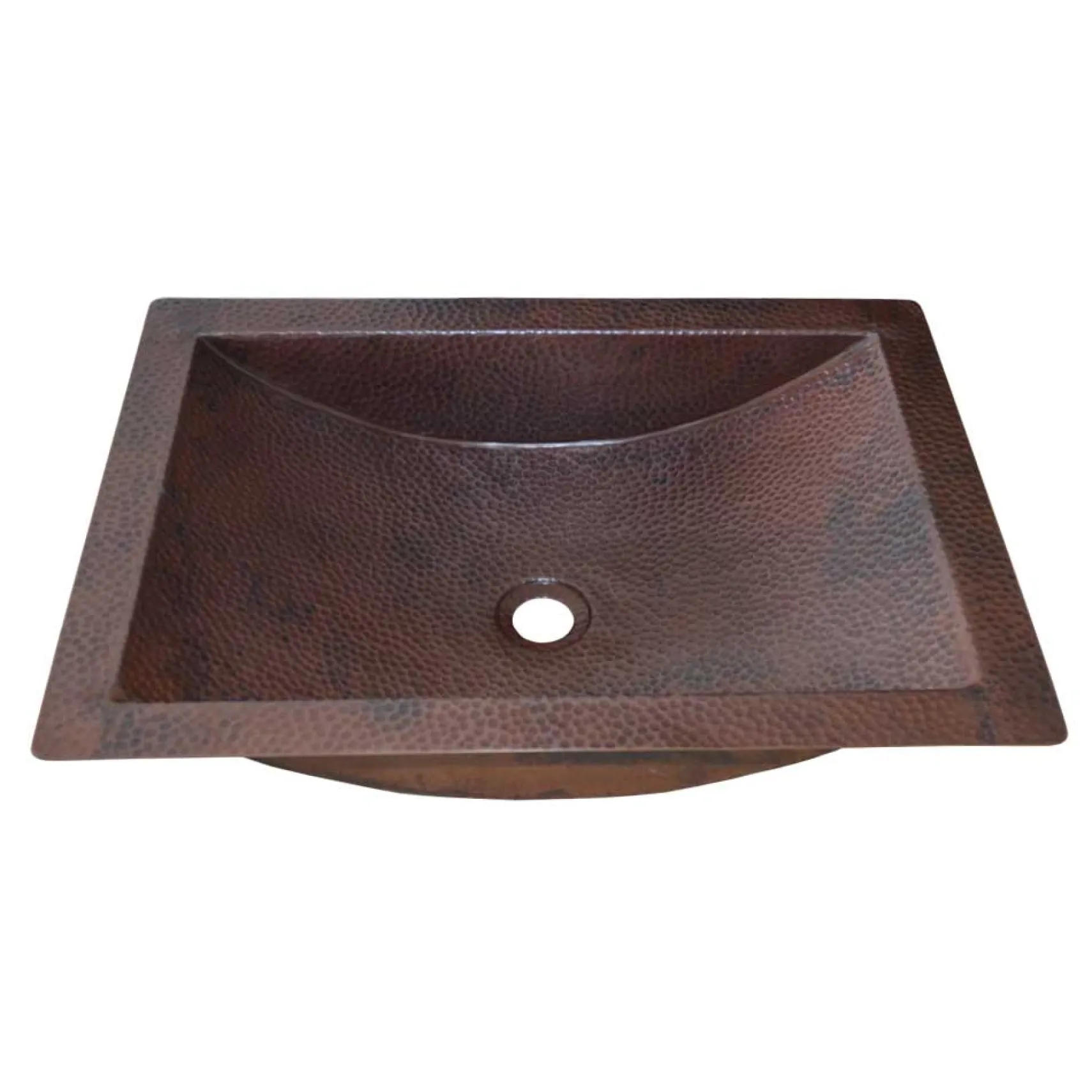 Native Trails Avila 21" Rectangle Copper Bathroom Sink, Antique Copper, CPS245