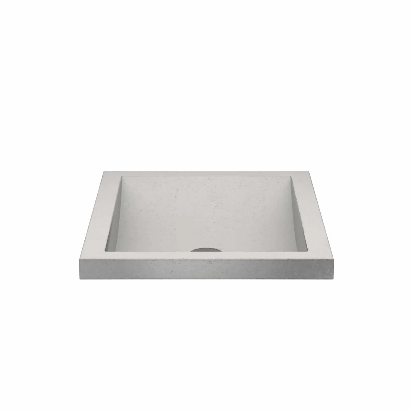 Native Trails Cabrillo 21" Rectangle NativeStone Concrete Bathroom Sink, Ash, NSL2014-A