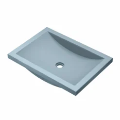 Native Trails Cabrillo 20.75" x 14.75" Rectangle Undermount NativeStone Concrete ADA Bathroom Sink, Ocean, NSL2014-O