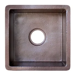 Native Trails Cantina 15" Copper Bar/Prep Sink, Antique Copper, CPS234