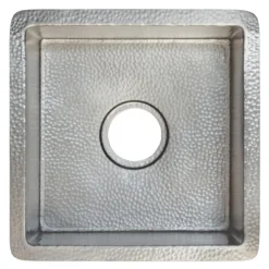 Native Trails Cantina 15" Nickel Bar/Prep Sink, Brushed Nickel, CPS534