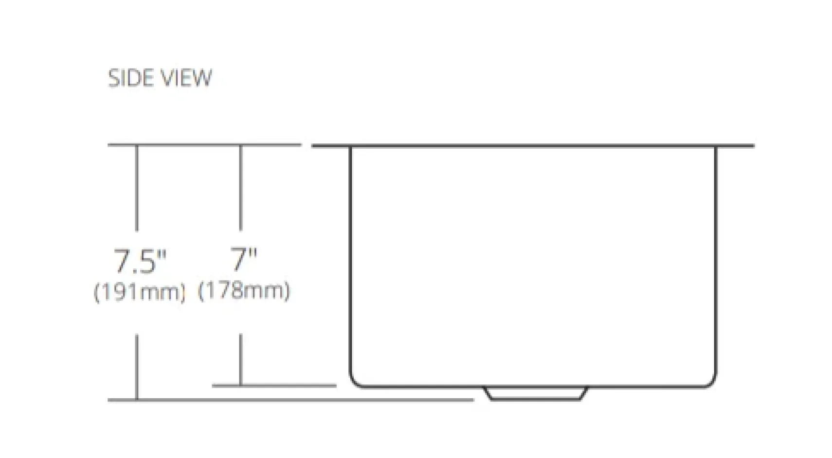 Native Trails Cantina 15" Nickel Bar/Prep Sink, Polished Nickel, CPS834