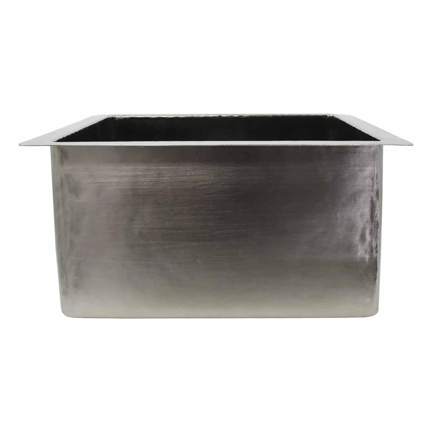 Native Trails Cantina 15" Square Nickel Bar/Prep Sink, Polished Nickel, CPS834-F