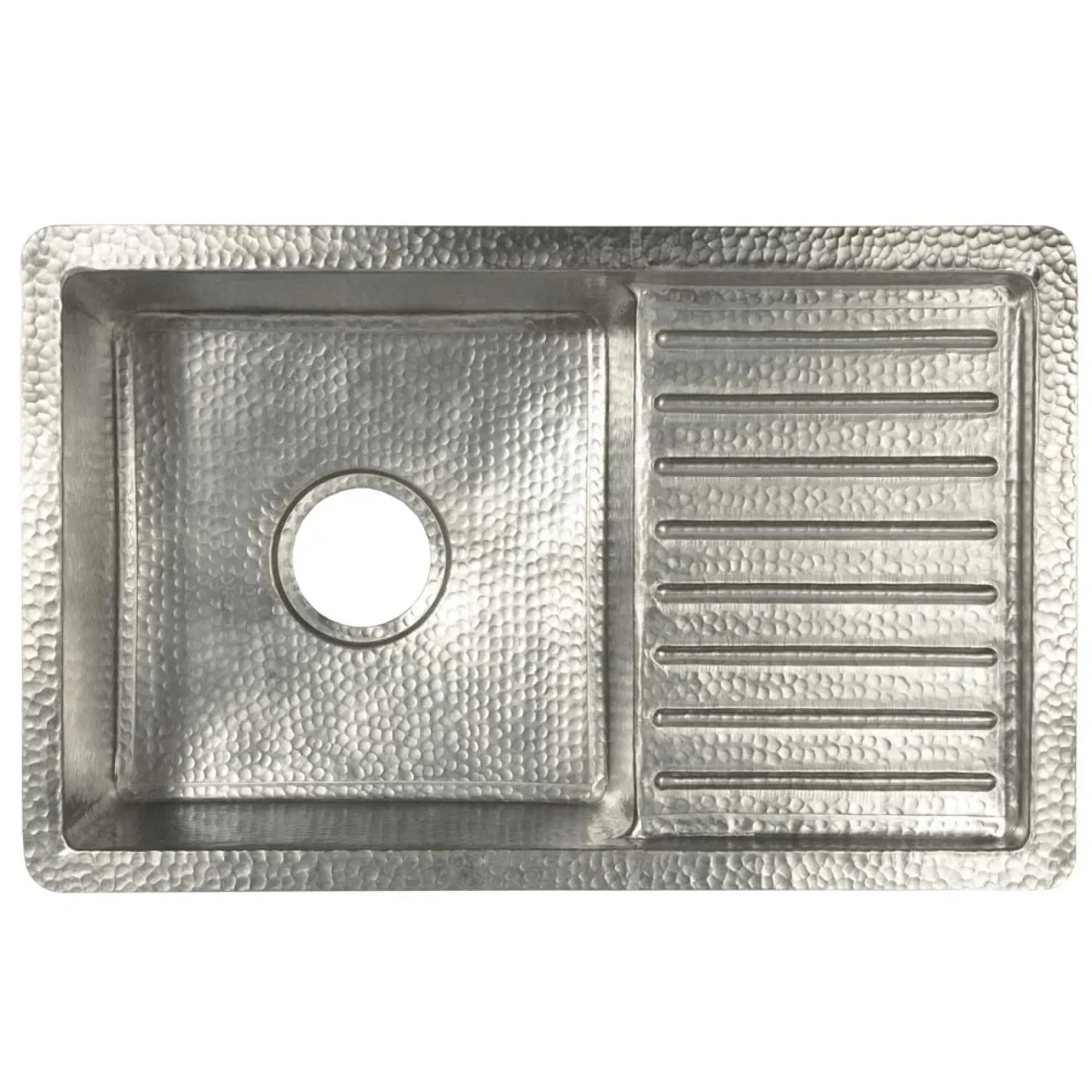 Native Trails Cantina Pro 24" Nickel Bar/Prep Sink, Brushed Nickel, CPS533