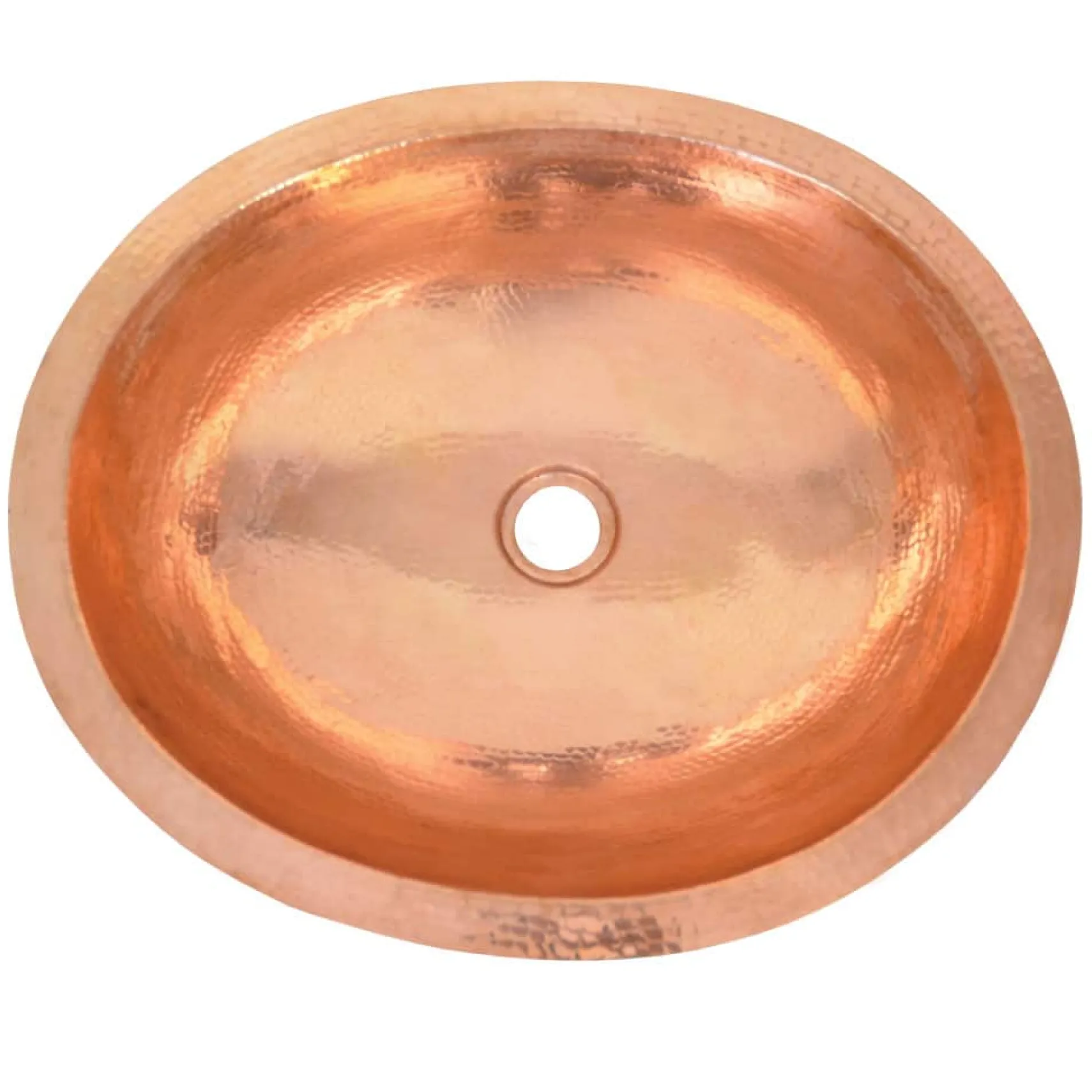 Native Trails Classic 19" Oval Copper Bathroom Sink, Polished Copper, CPS468