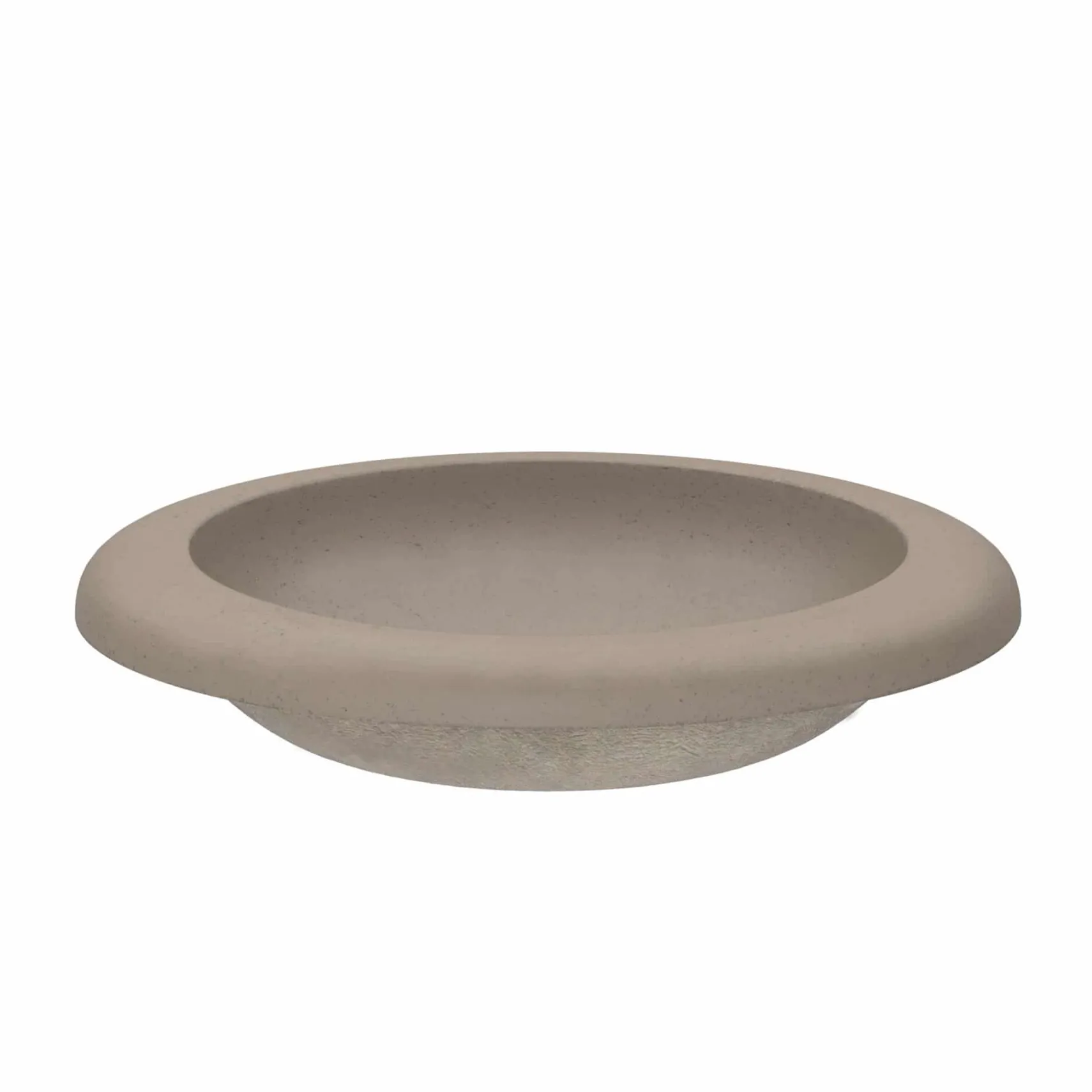 Native Trails Cuyama 21" Round NativeStone Concrete Bathroom Sink, Earth, NSL2115-E