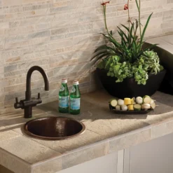 Native Trails Diego 13" Copper Bar/Prep Sink, Antique Copper, CPS235