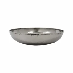 Native Trails Maestro 14.5" Round Vessel Nickel Bathroom Sink, Polished Nickel, CPS883