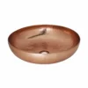 Native Trails Maestro 17" Round Vessel Copper Bathroom Sink, Polished Copper, CPS484