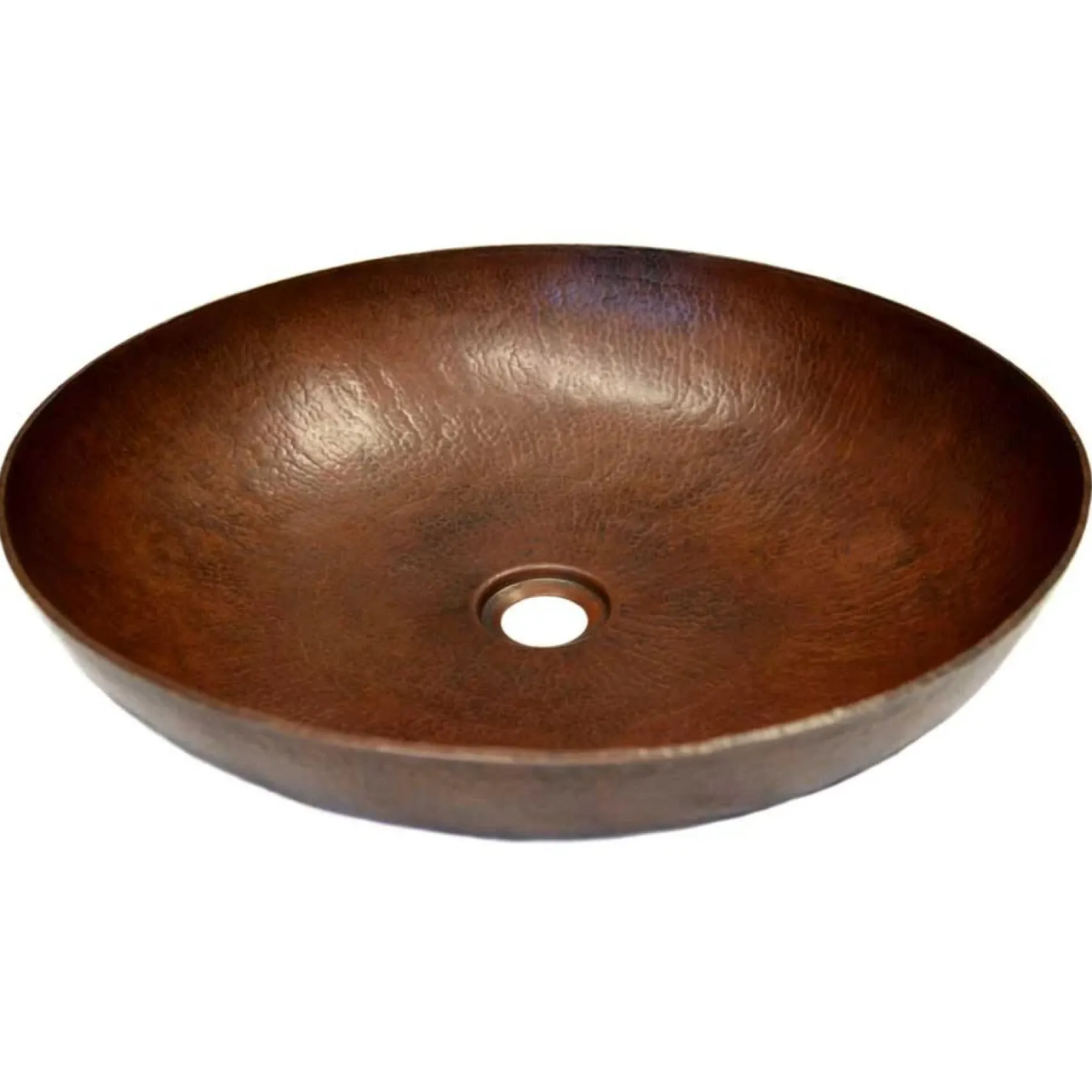 Native Trails Maestro 17" Round Copper Bathroom Sink, Antique Copper, CPS284