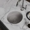 Native Trails Malibu 14" NativeStone Concrete Bar/Prep Sink, Ash, NSB1407-A
