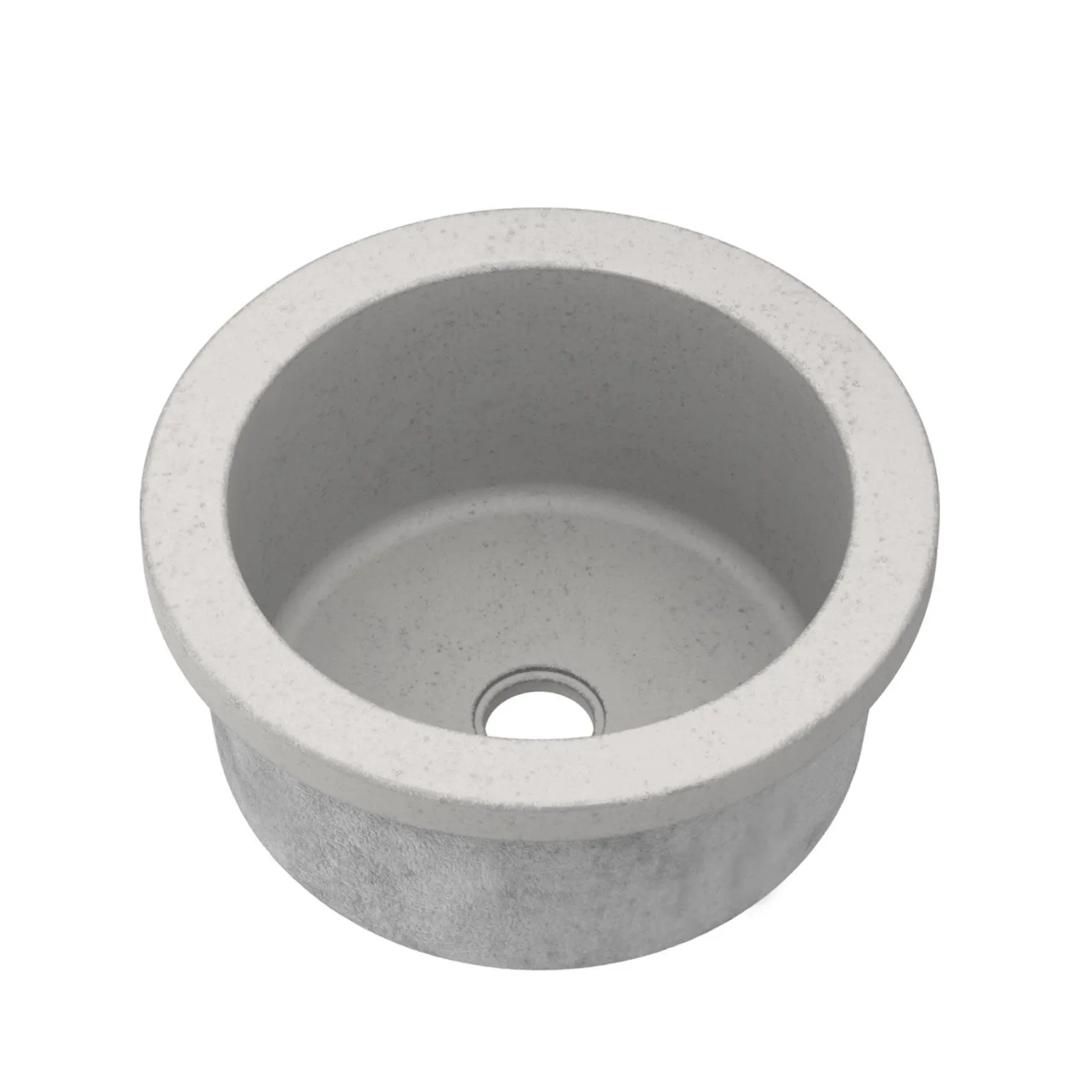 Native Trails Malibu 14" NativeStone Concrete Bar/Prep Sink, Ash, NSB1407-A