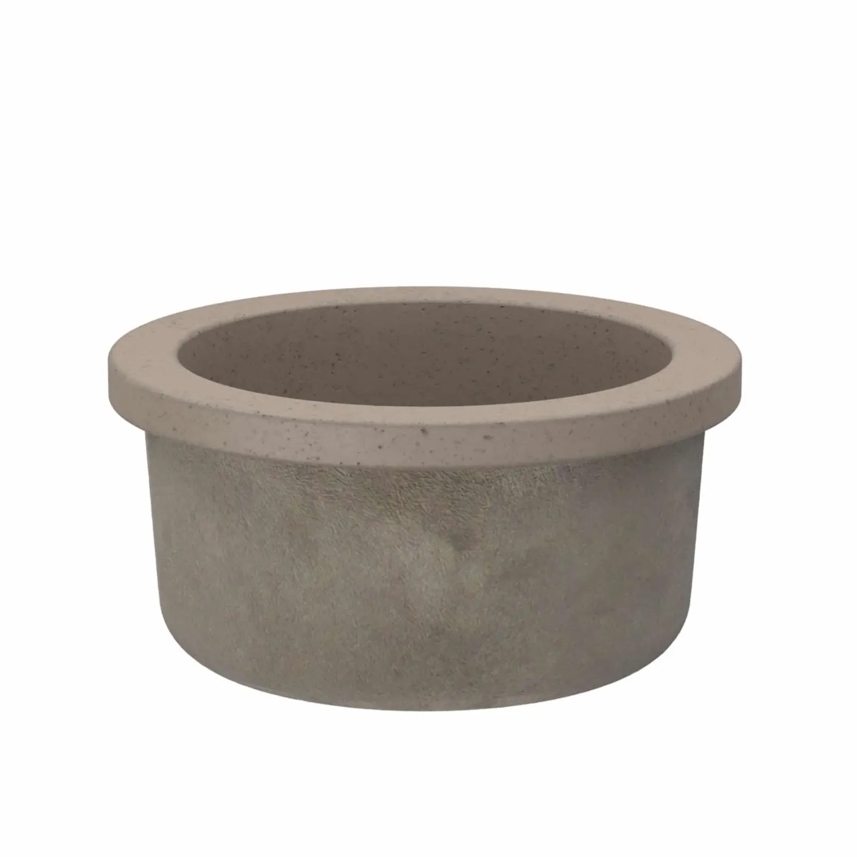Native Trails Malibu 14" NativeStone Concrete Bar/Prep Sink, Earth, NSB1407-E