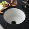 Native Trails Malibu 14" NativeStone Concrete Bar/Prep Sink, Pearl, NSB1407-P